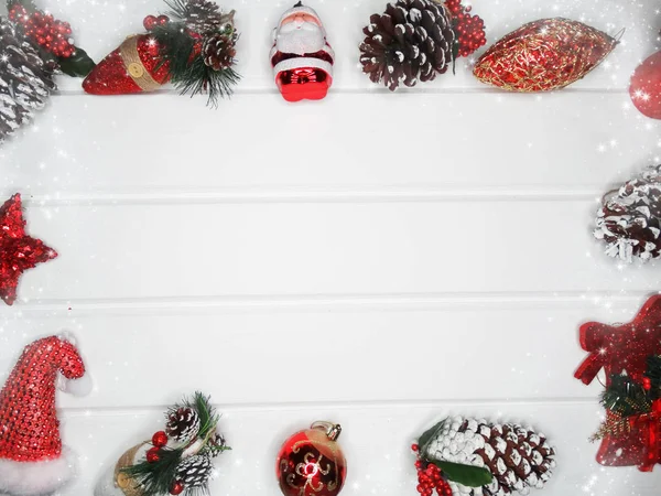 크리스마스 전나무와 공간에 — 스톡 사진