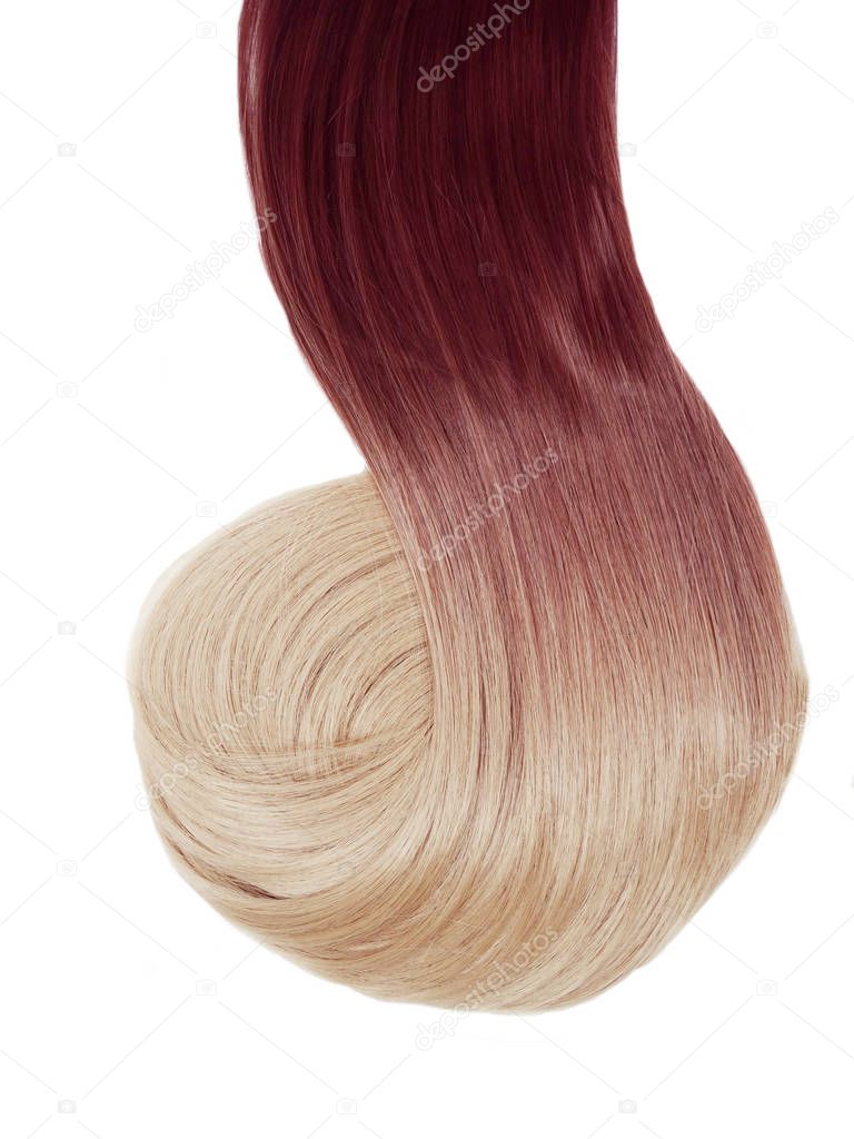 blond shiny hair texture ombre abstract fashion style background                               