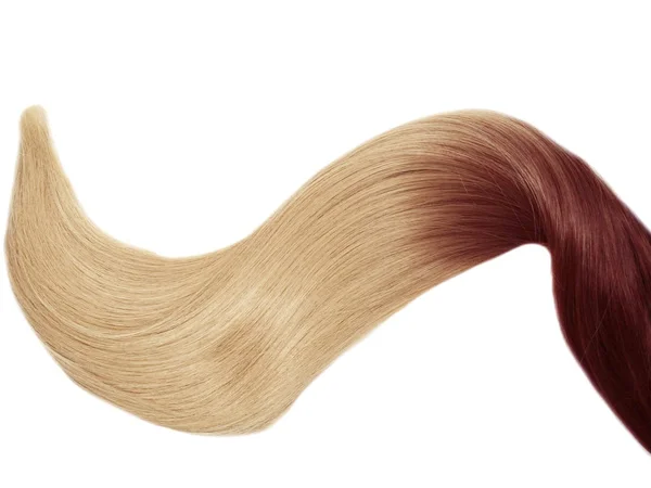 Blond Brillant Texture Cheveux Ombre Abstrait Style Mode Fond — Photo