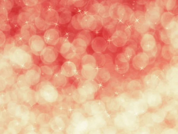 赤の抽象的な背景ぼやけてクリスマス ライト花輪ボケ — ストック写真