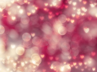 soyut arka plan aşk parlak kalpleri ile renkli kırmızı pembe bulanıklıklar