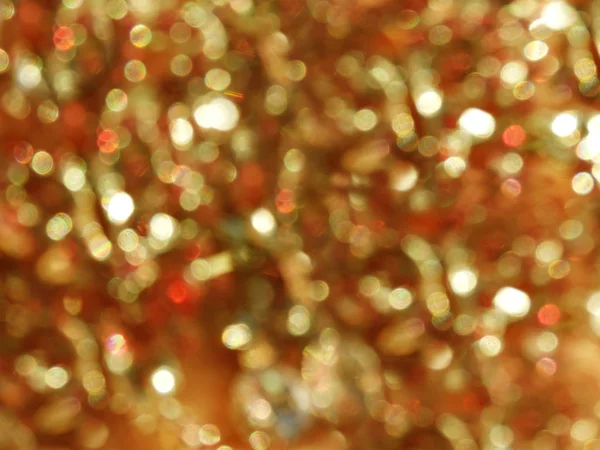 抽象黄金模糊背景闪亮的散景 — 图库照片