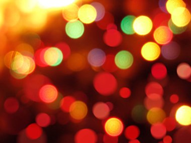 arka plan yumuşak Noel ışıkları çelenk bulanık