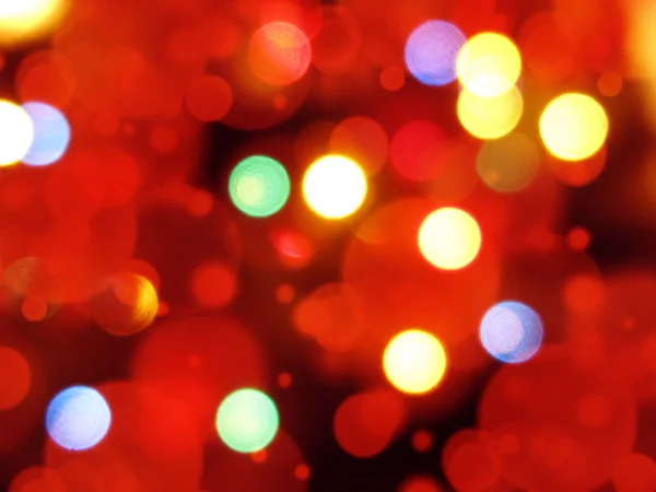 Absztrakt háttér lágy, elmosódott karácsonyi fények garland — Stock Fotó