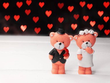 evlilik düğün kart hediye oyuncak ayılar 