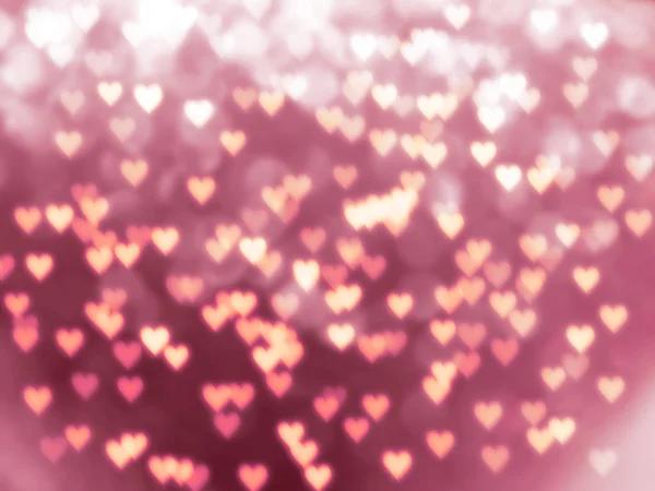 Liebe abstrakte Hintergrund glänzende Herzen bunte Unschärfen — Stockfoto