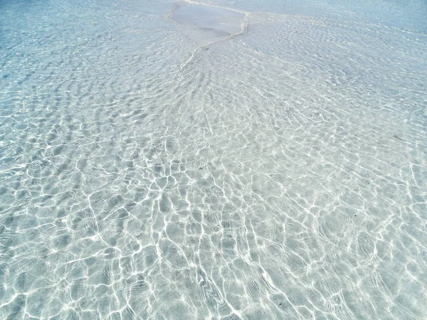 Textura da água areia praia verão férias fundo — Fotografia de Stock
