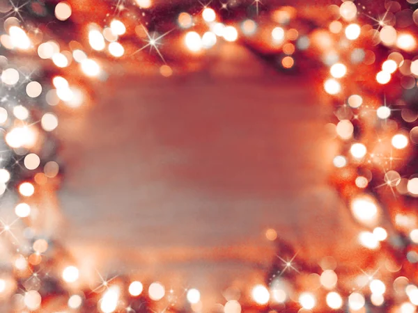 Abstrakter Hintergrund weiche verschwommene Weihnachtsbeleuchtung Girlande — Stockfoto