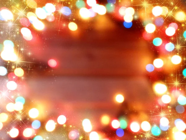 Fondo abstracto suave borrosa navidad luces guirnalda — Foto de Stock