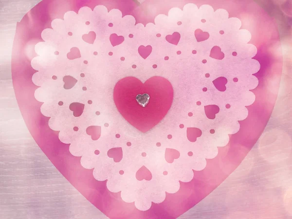 Поздравительные открытки День святого Валентина любовь концепция праздника backgr — стоковое фото