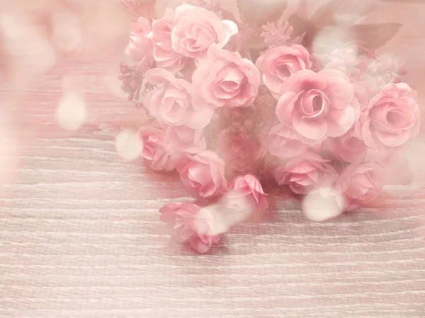 Fondo rosa con difuminaciones para vacaciones de día de San Valentín de boda ca —  Fotos de Stock