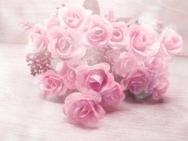 Düğün Sevgililer günü tatil CA için bulanıklaştırır arka plan gül