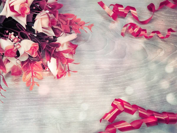 Трояндовий фон з плямами на весілля святкові дні валентинки — стокове фото