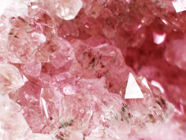 Różowy Turmalin klejnot kryształ kwarcu mineralne geologiczne podłoże — Zdjęcie stockowe