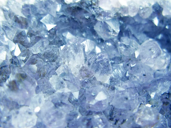 Akvamarin perle krystal kvarts mineralsk geologisk baggrund - Stock-foto