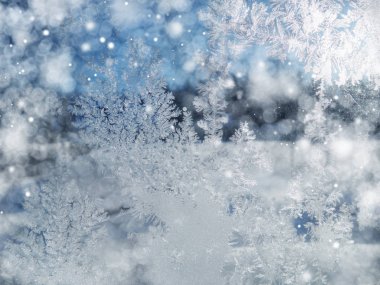 kar taneleri desenleri ve kar ile kış arka plan