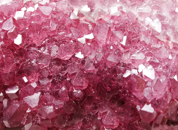 Rosa tormalina gemma cristallo quarzo minerale geologico sfondo — Foto Stock