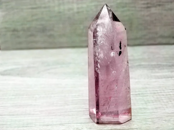 Καθαρό χαλαζία διαμάντι κρύσταλλο χαλαζία ορυκτό γεωλογικό φόντο — Φωτογραφία Αρχείου