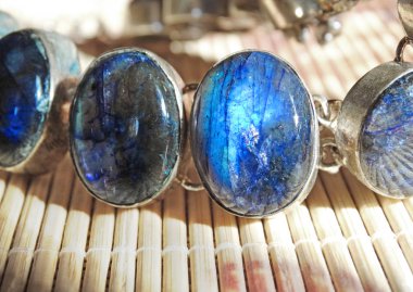 labradore semigem parlak kristaller lüks fash ile takı boncuk