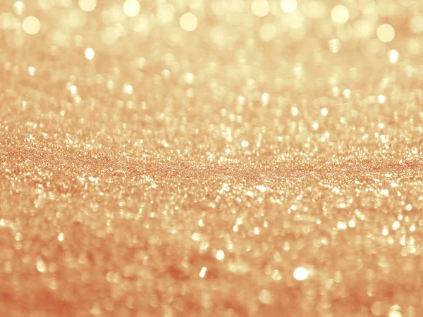 Soyut altın arka plan yumuşak bulanık kar noel ışıkları garl — Stok fotoğraf