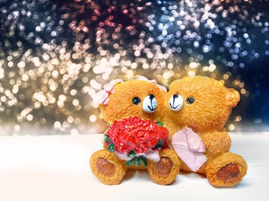 evlilik düğün kart hediye oyuncak ayılar 