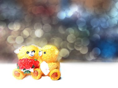 evlilik düğün kart hediye oyuncak ayılar 