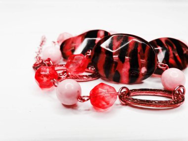 parlak kristaller ile mücevher boncuklar lüks moda