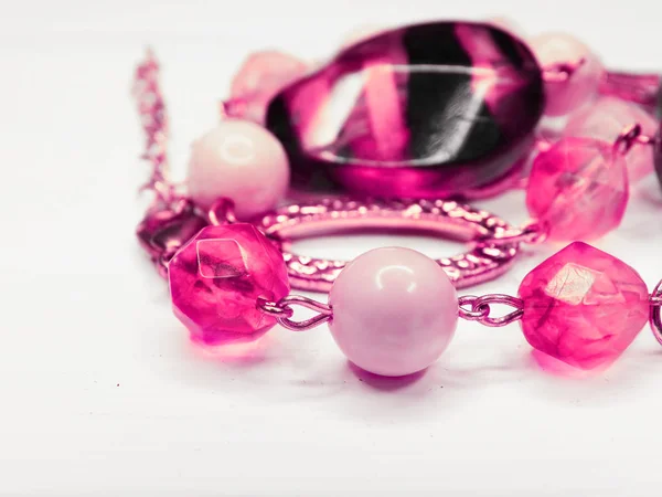 Abalorios de joyería con cristales brillantes moda de lujo — Foto de Stock