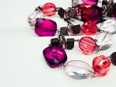 parlak kristaller lüks moda arka plan ile takı boncuk