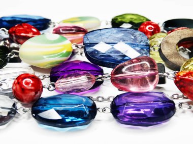 parlak kristaller ile mücevher boncuklar lüks moda