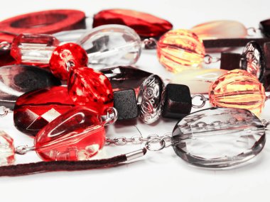 parlak kristaller ile mücevher boncuklar lüks moda