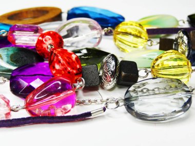 parlak kristaller ile mücevher boncuklar lüks moda