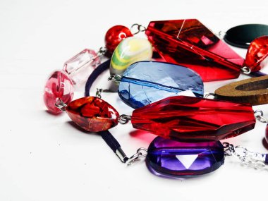 parlak kristaller lüks moda arka plan ile takı boncuk