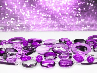 parlak kristaller ile mücevher boncuklar lüks moda