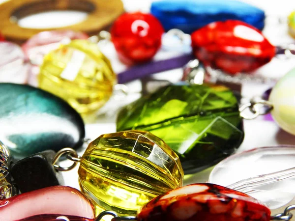 Abalorios de joyería con cristales brillantes moda de lujo —  Fotos de Stock