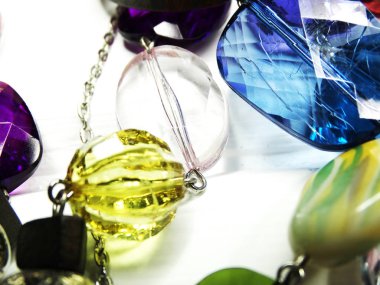 parlak kristaller ile mücevher boncuklar lüks moda