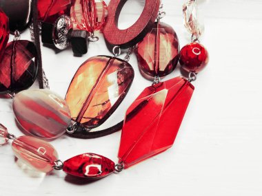 parlak kristaller ile mücevher boncuklar lüks moda