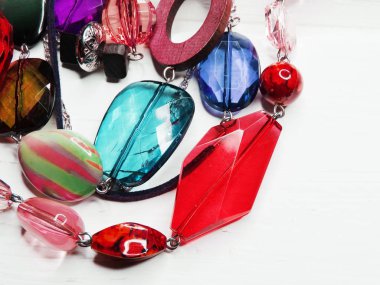 parlak kristaller ile mücevher boncuklar lüks moda