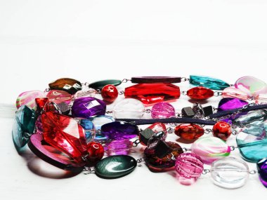 parlak kristaller ile mücevher boncuklar lüks moda