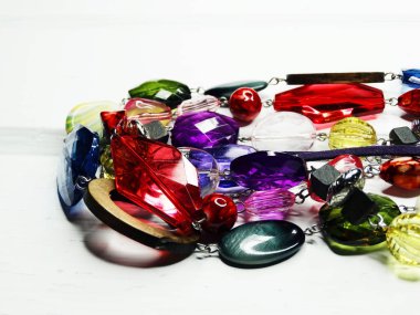 parlak kristaller ile mücevher boncuklar lüks moda