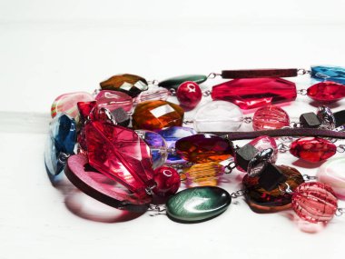 parlak kristaller ile mücevher boncuklar lüks moda