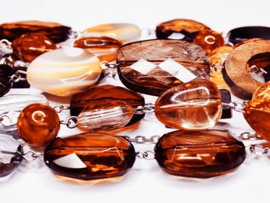 parlak kristaller ile mücevher boncuklar lüks moda