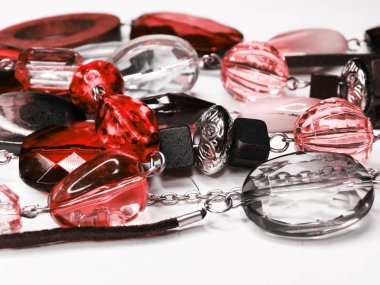 parlak kristaller ile mücevher boncuklar lüks moda