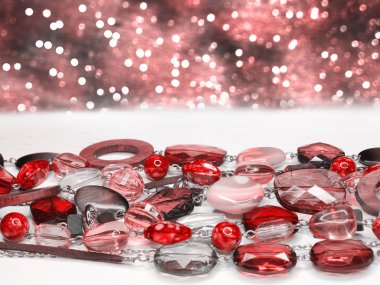 parlak kristaller ile mücevher boncuklar lüks moda