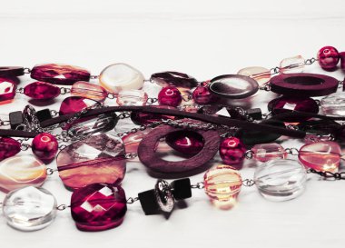 parlak kristaller ile mücevher boncuklar lüks moda