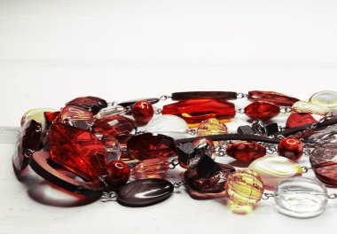 parlak kristaller ile mücevher boncuklar lüks moda