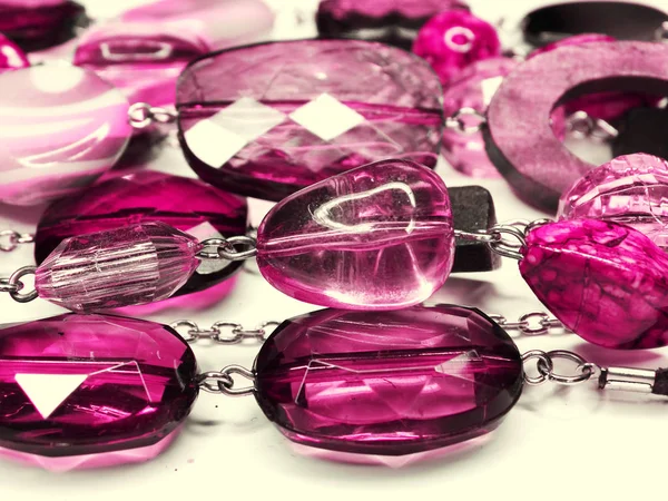 Abalorios de joyería con cristales brillantes moda de lujo — Foto de Stock