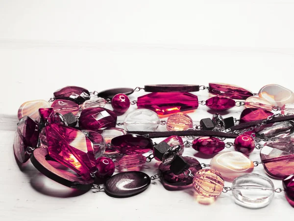 Šperků s světlými krystaly luxusní módy — Stock fotografie