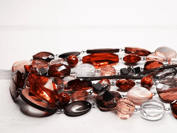 parlak kristaller ile mücevher boncuklar lüks moda