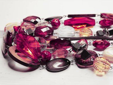 parlak kristaller ile mücevher boncuklar lüks moda